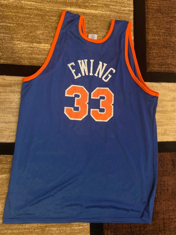 90s New York Knicks Patrick Ewing Hanes 