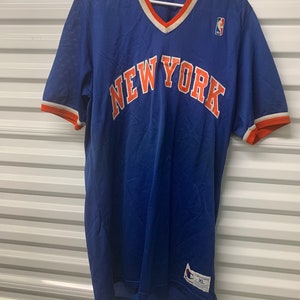 Vintage 90’s New York Knicks Champion Authentic Warm Up Shooting Shirt Men XL