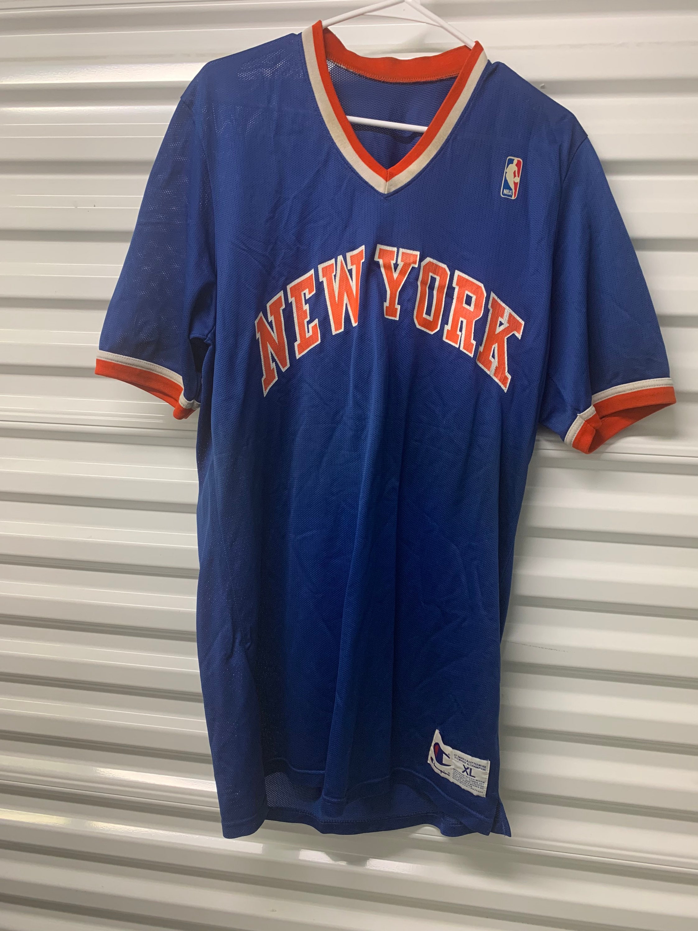 Vintage 90's New York Knicks Champion Authentic Warm up Shooting