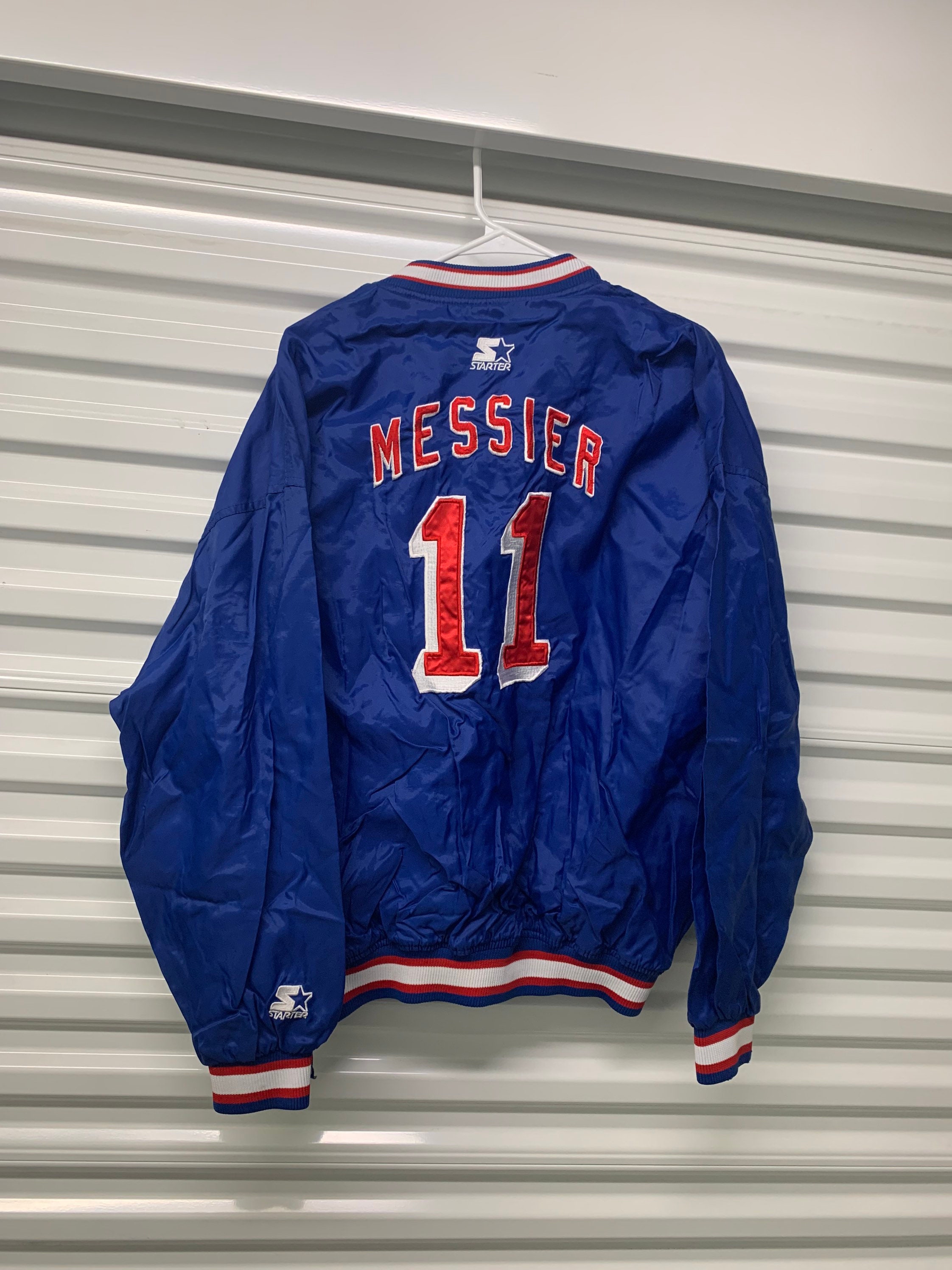 Vintage 90s Starter Mark Messier New York Rangers Hockey Jersey
