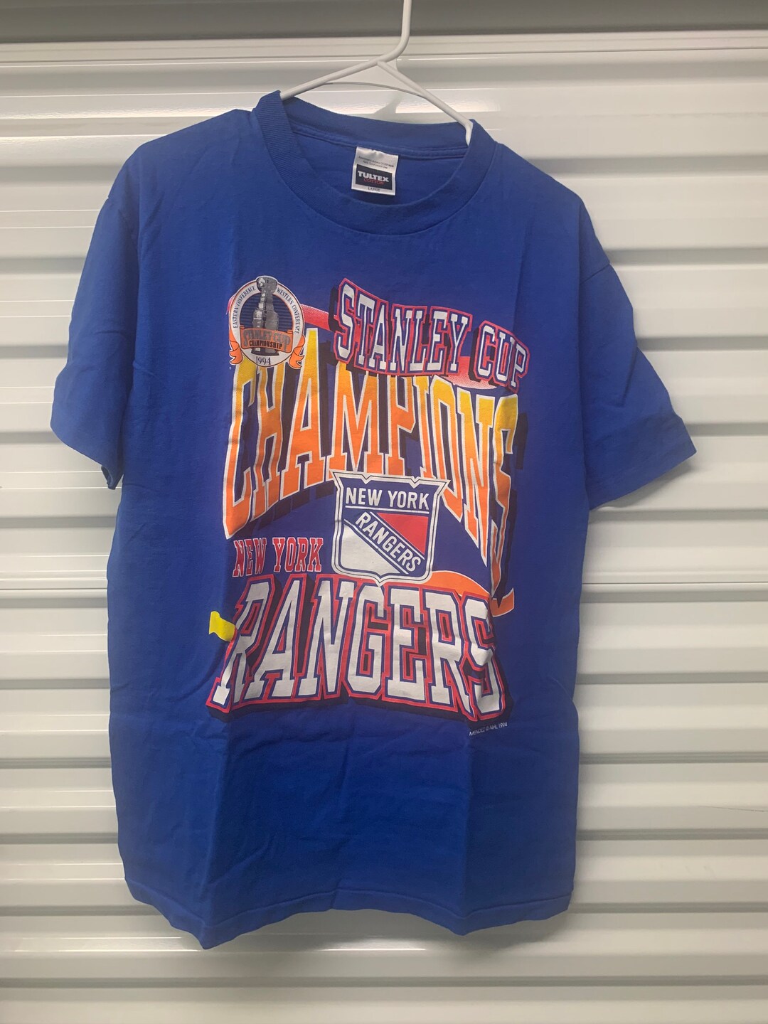Vintage 90's New York Rangers 1994 Stanley Cup Champions Men's