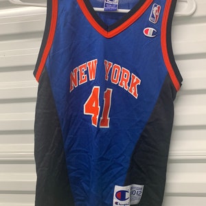 2023/24 NY Knicks ANTHONY #7 Blue NBA Jerseys