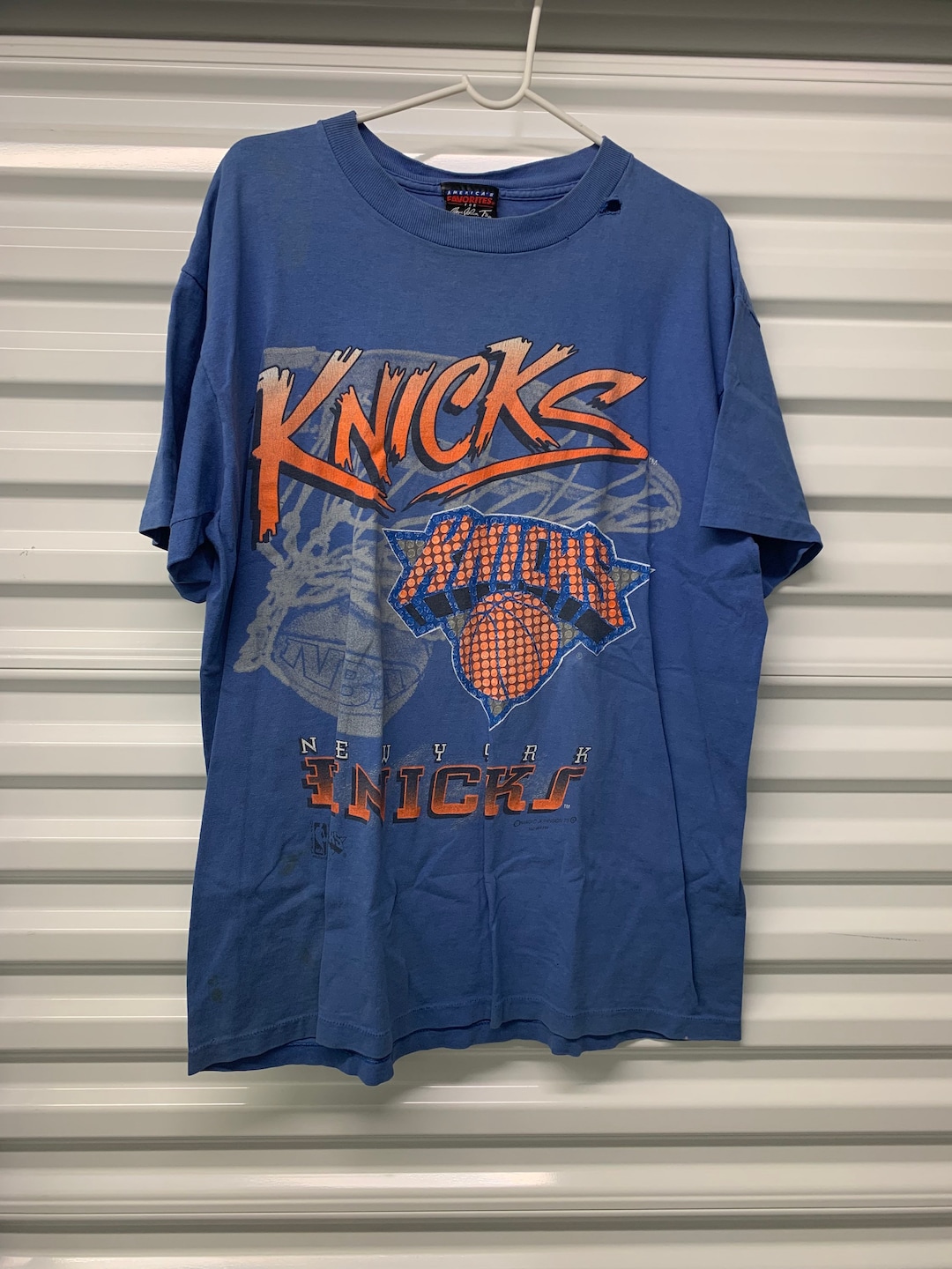 Vintage NBA NEW YORK KNICKS Shooting Shirt Retro CHAMPION XL