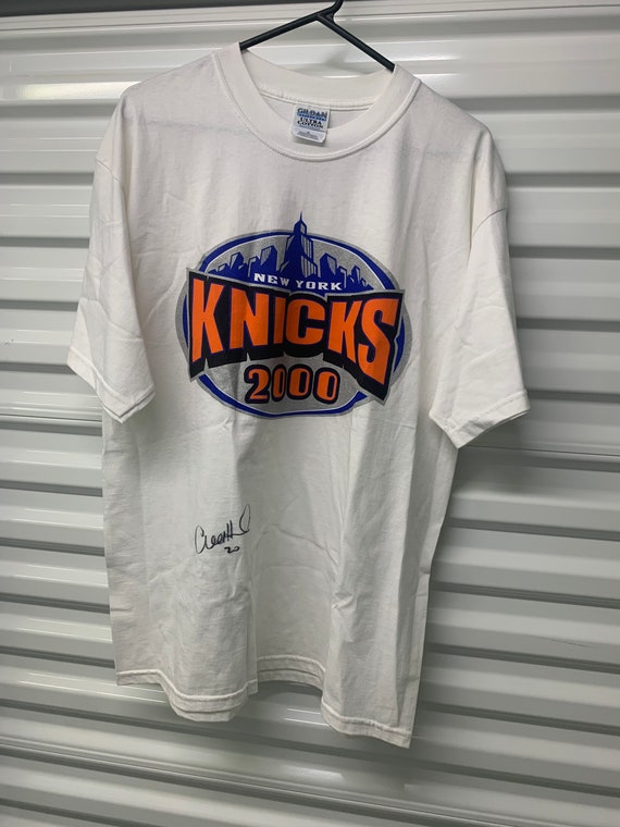 Vintage Starter New York Knicks All Over Print T Shirt (Size L) — Roots