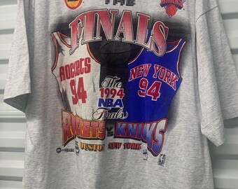 Vintage 90s New York Knicks Vs Houston Rockets 1994 NBA