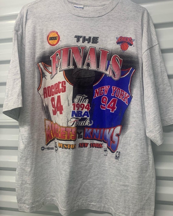 Vintage 90s New York Knicks Vs Houston Rockets 1994 NBA Finals