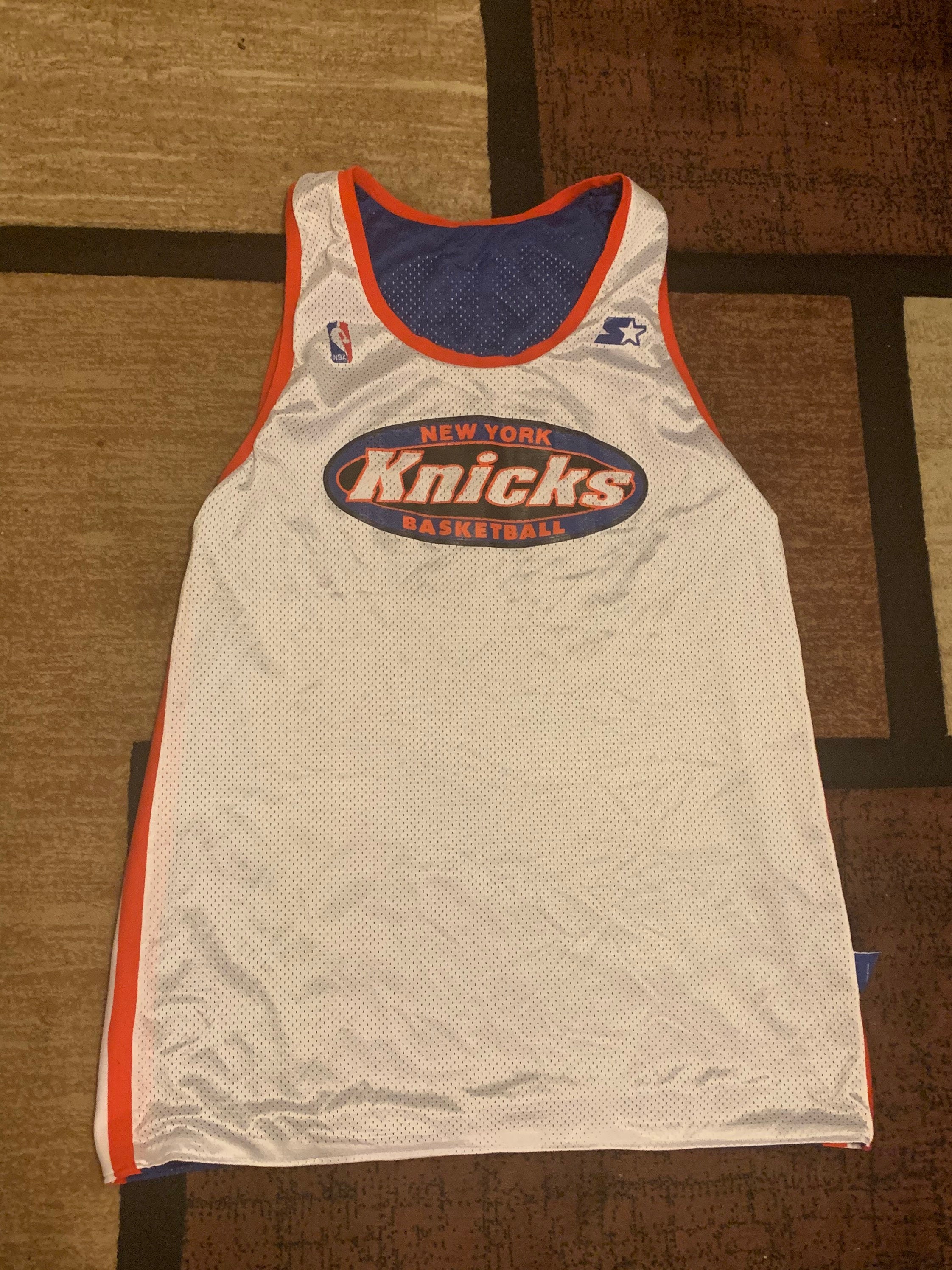 Vintage 90s New York Knicks Authentic Practice Starter Jersey 