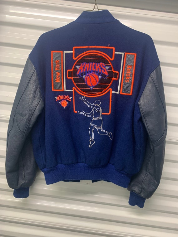 Vintage 90's New York Knicks Delong Varsity Jacket Men's Size