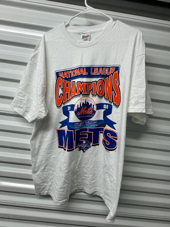 Vintage 2000 NY Mets Championship T-shirt - Men's Size XL - Etsy