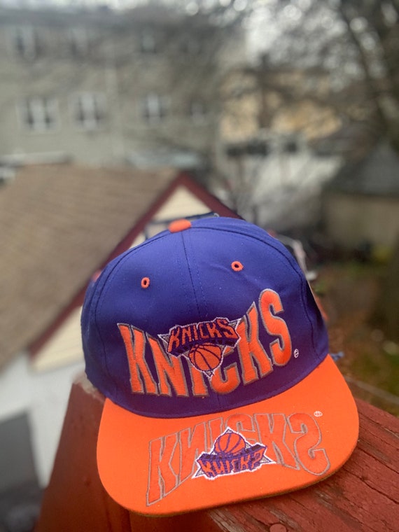 Vintage 90s Black Starter NBA New York Knicks Cap Cotton– Domno Vintage