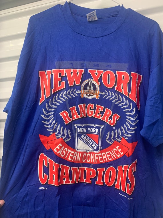 Vintage 90s New York Rangers 1994 Eastern Confere… - image 4