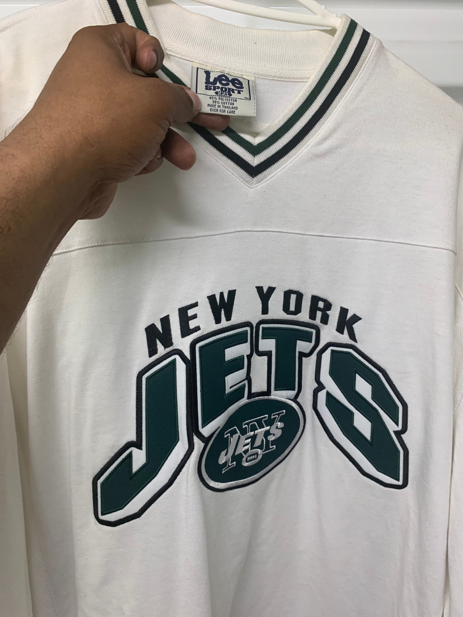 Vintage 90s New York Jets Lee Sweatshirt Mens XXL Etsy