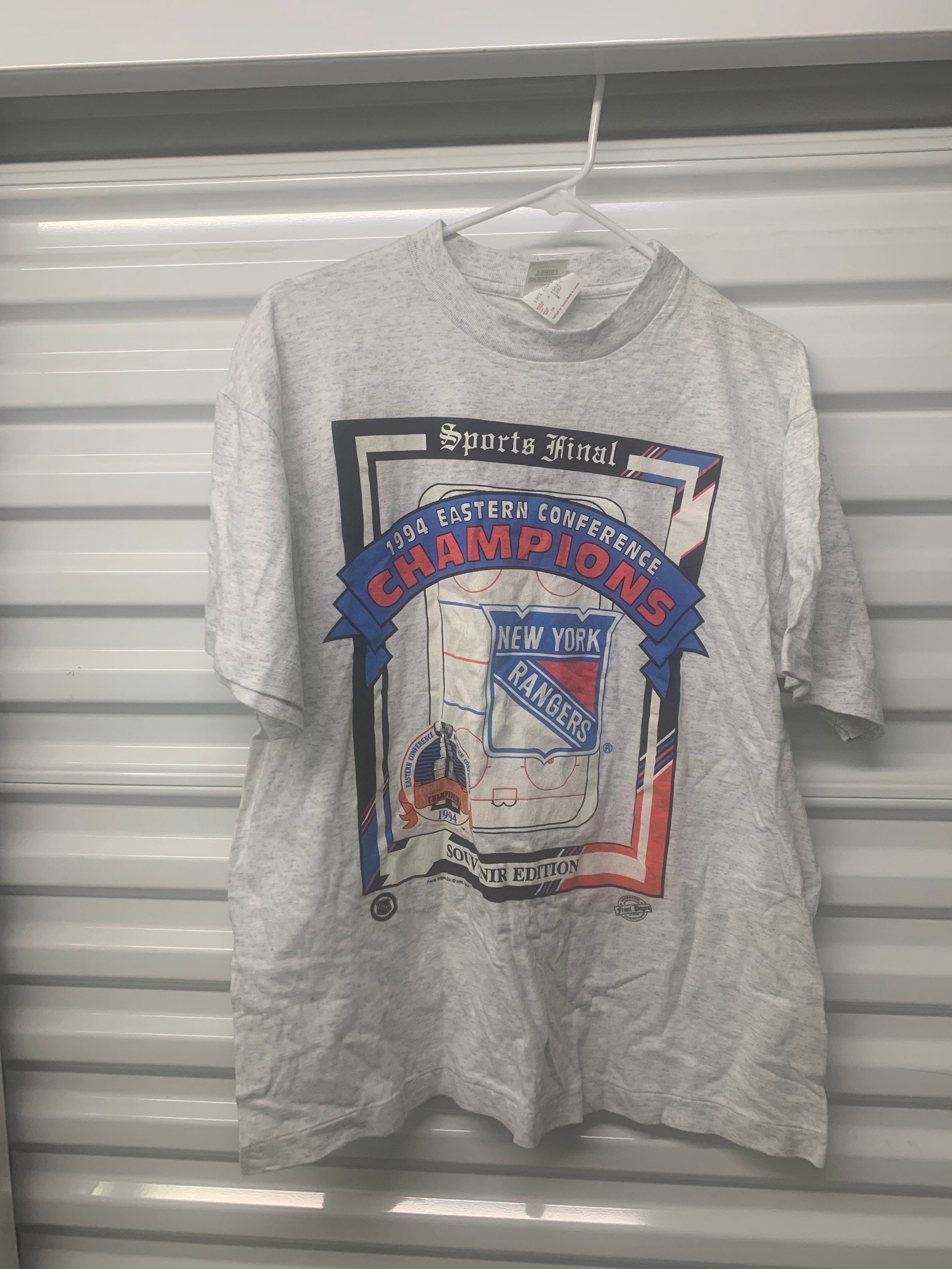94' NY Rangers Stanley Cup T-Shirt (Single Stitch) 