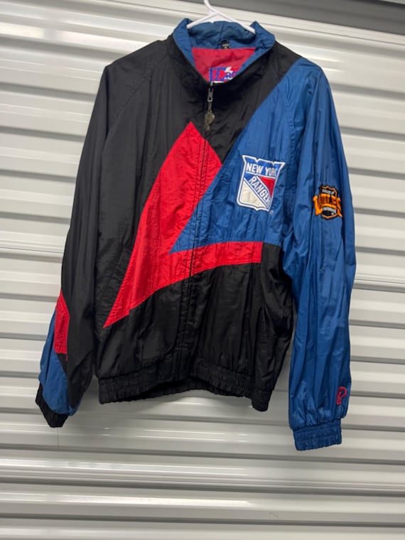 Vintage 90's New York Rangers Pro Player Windbreaker Jacket Men's