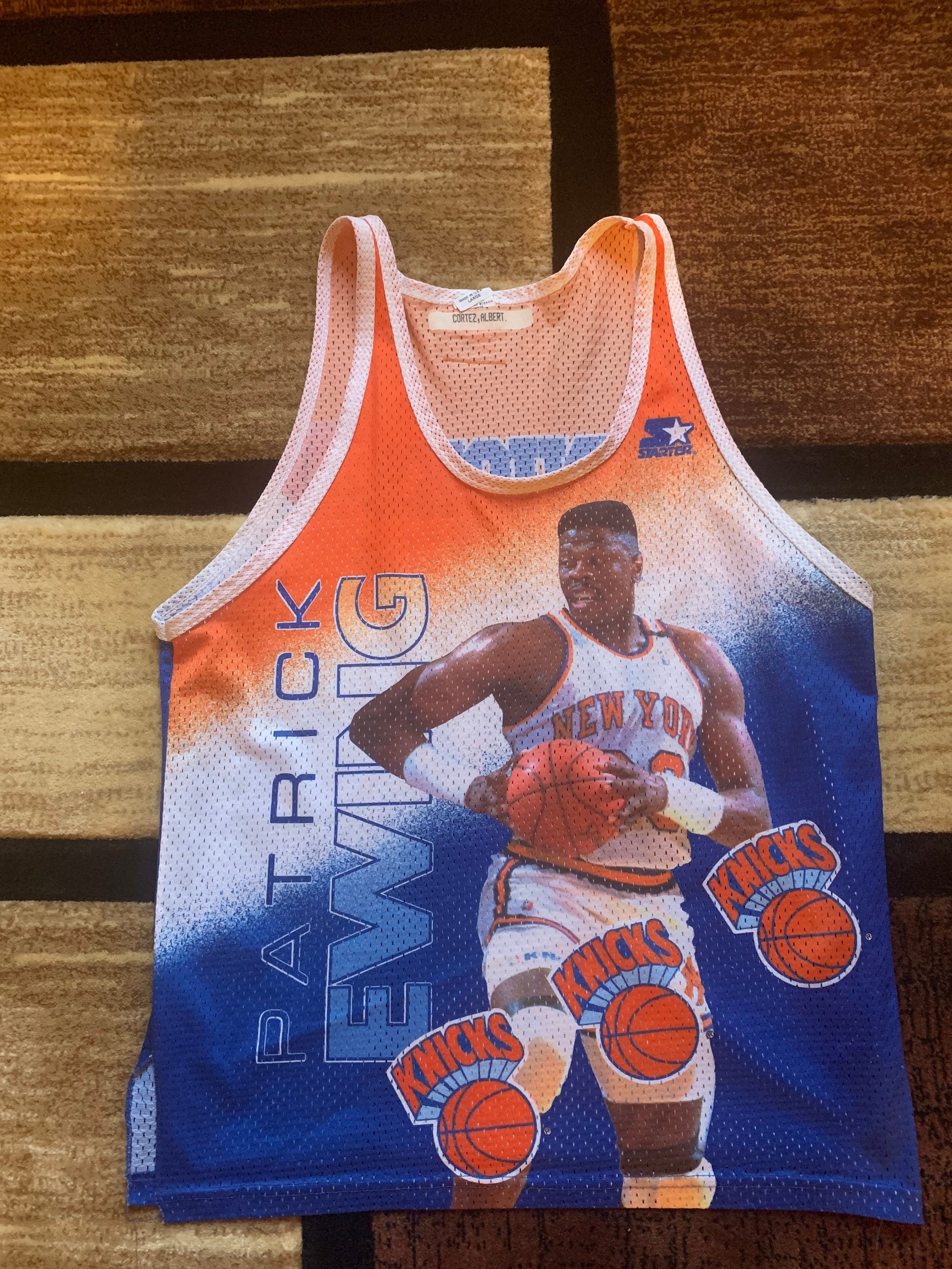 Vintage New York Knicks Patrick Ewing 33 Jersey Champion Made -  Israel