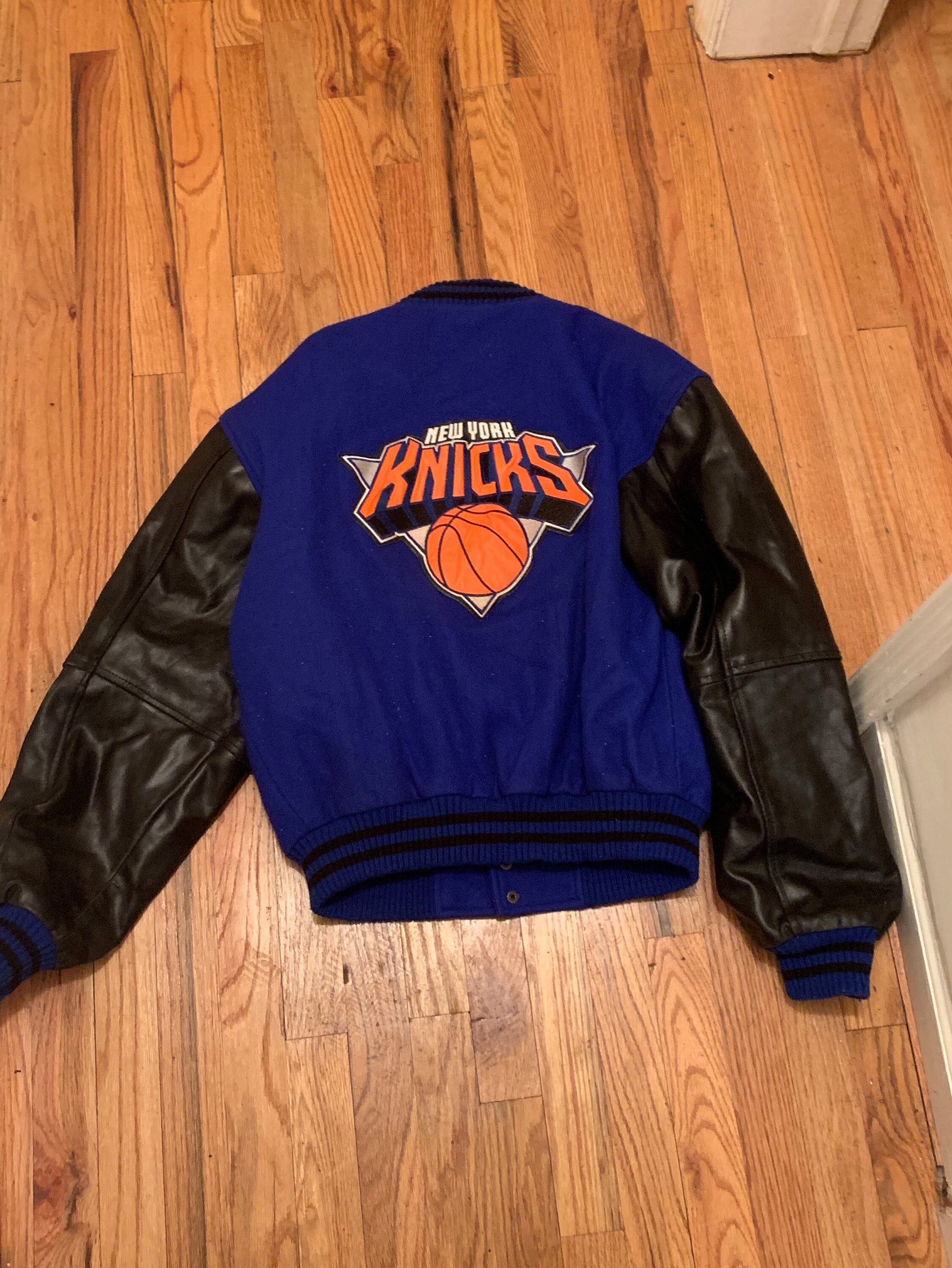 knicks varsity jacket