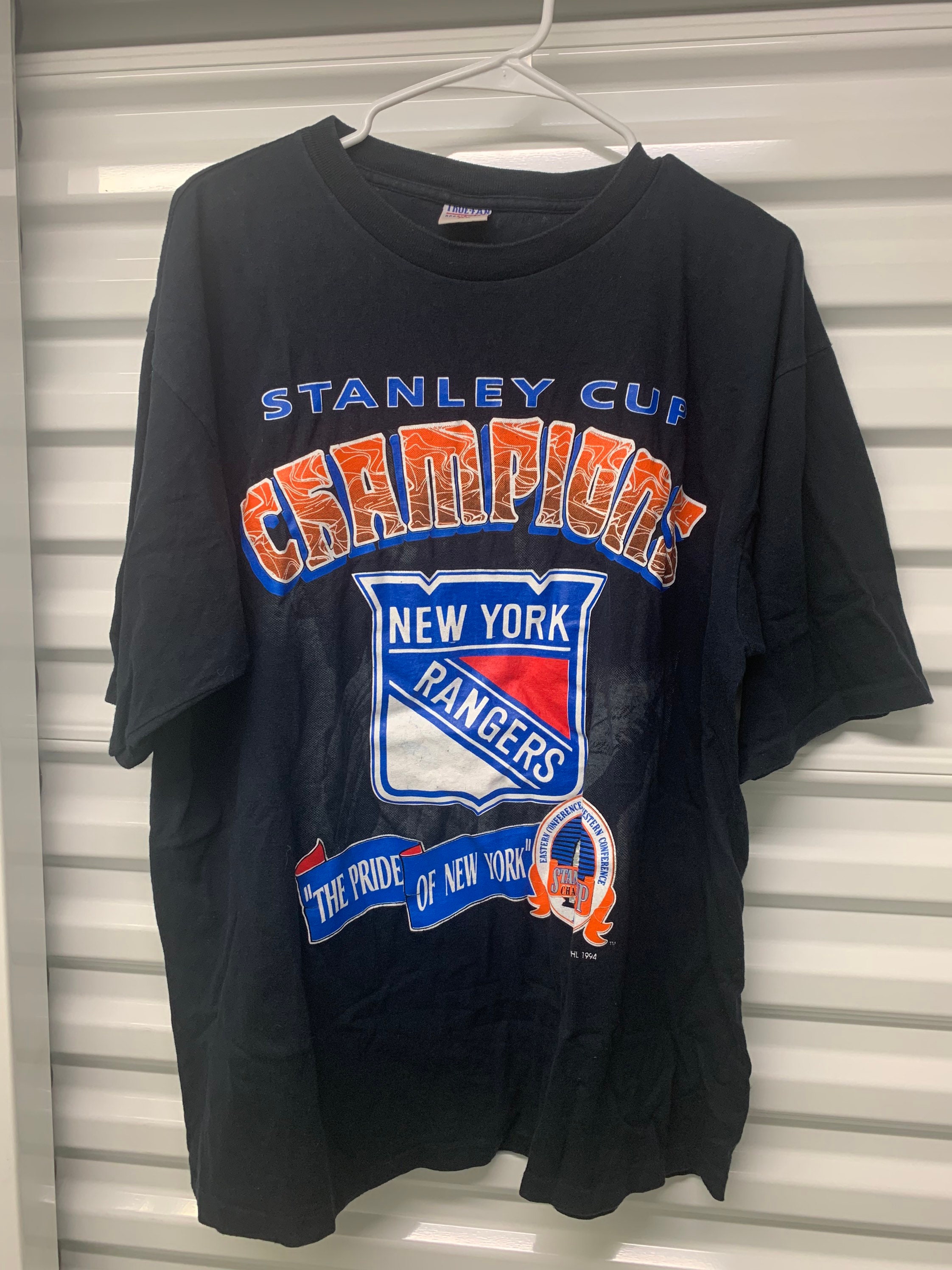 Vintage 90s New York Rangers 1994 NHL Stanley Cup T-shirt 