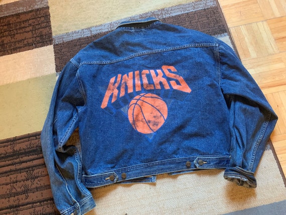 new york knicks denim jacket