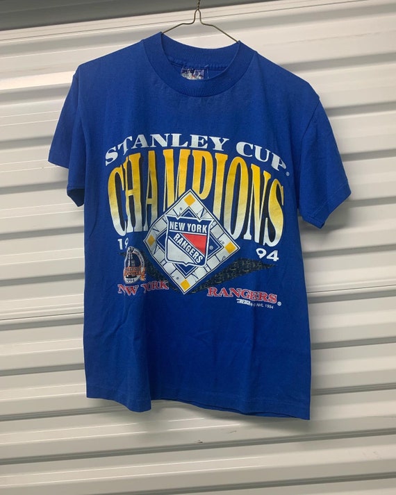 Buy Vintage 90s New York Rangers 1994 NHL Stanley Cup T-shirt Online in  India 