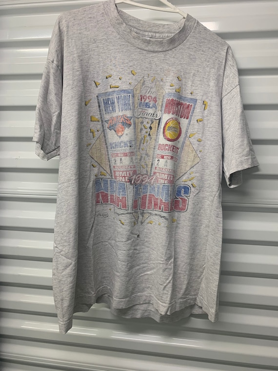 1994 NBAファイナル Rockets vs Knicks Tシャツ Vintage 90s New York Knicks Vs Houston Rockets 1994 NBA