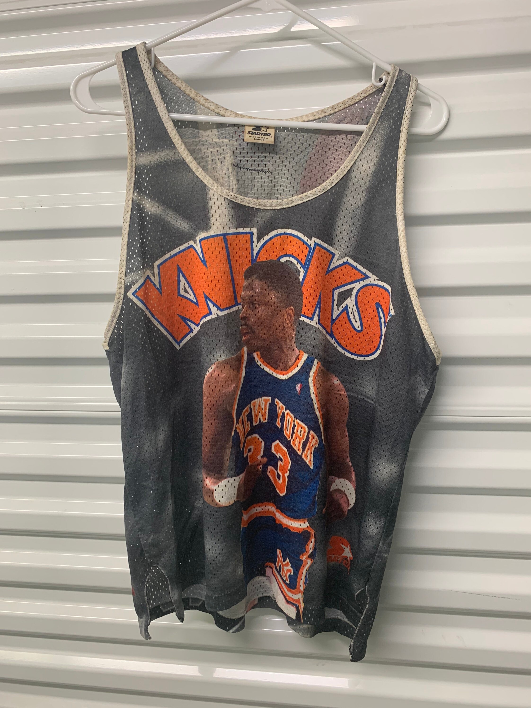 Vintage 90's New York Knicks Starter Fanimation Patrick