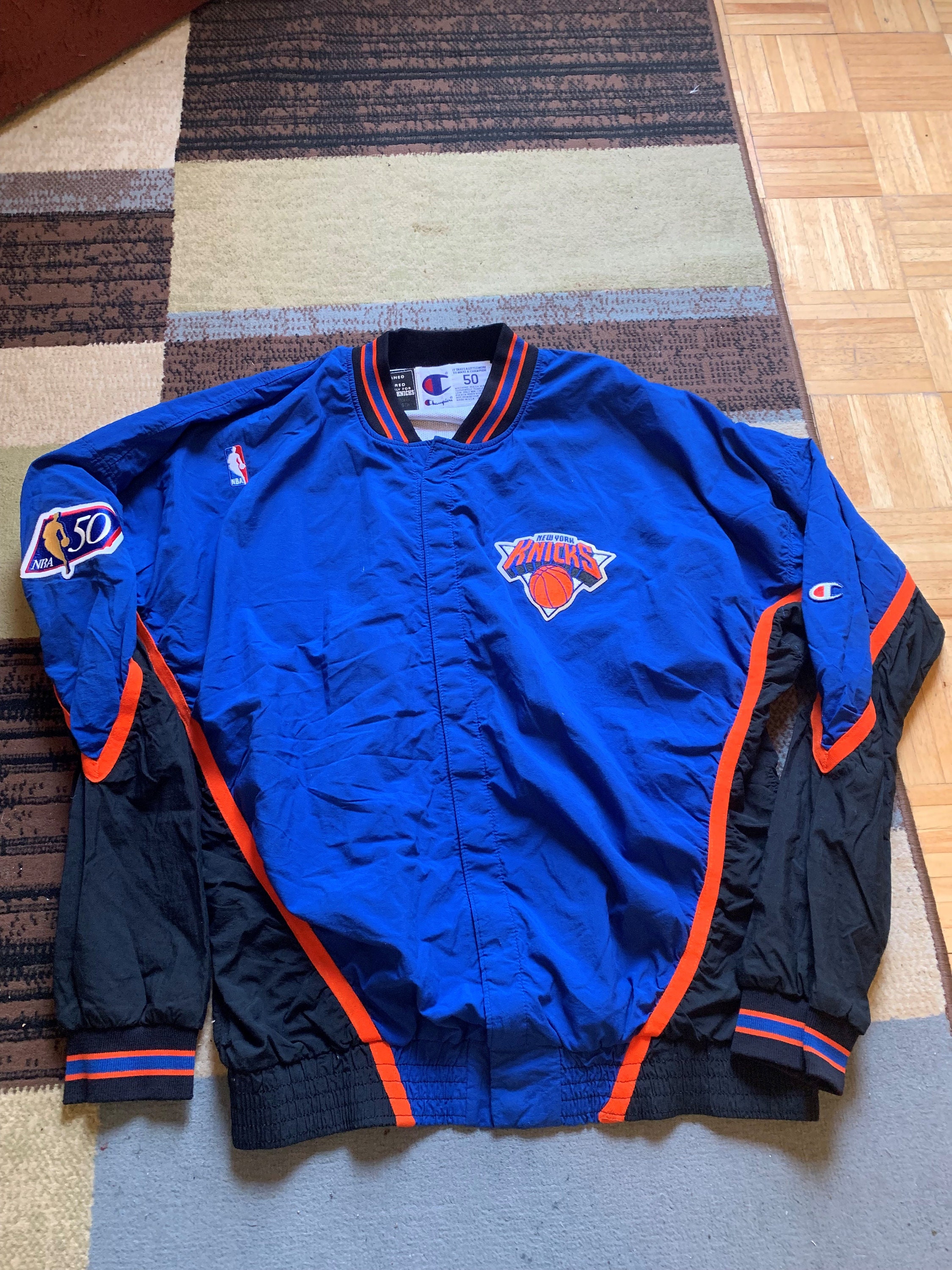 Vintage 90s Deadstock New York Knicks Pro Player Leather Jacket – KIF  Vintage