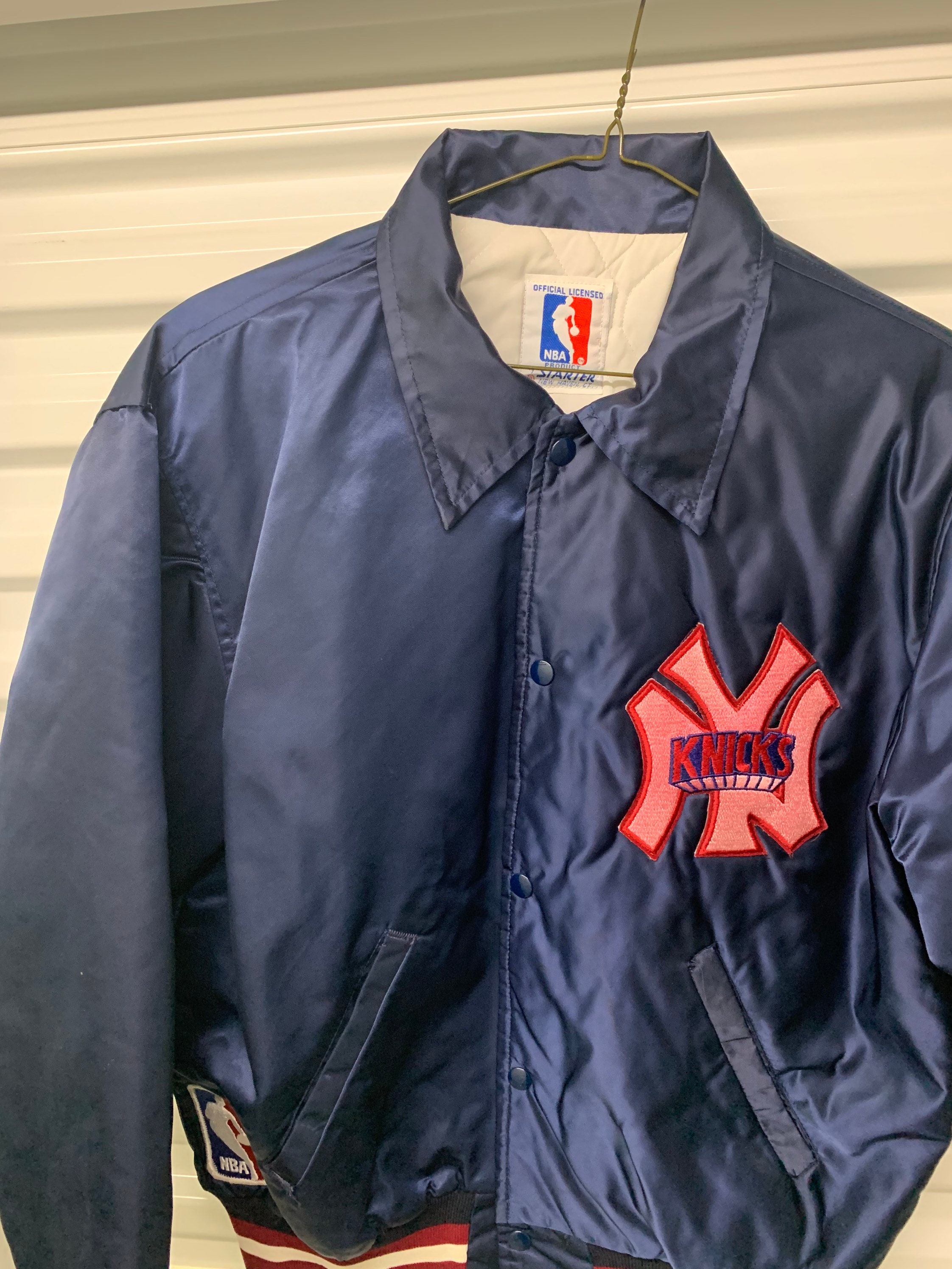 New York Knicks: 1980's Satin NBA Authentics Starter Bomber Jacket (S) –  National Vintage League Ltd.