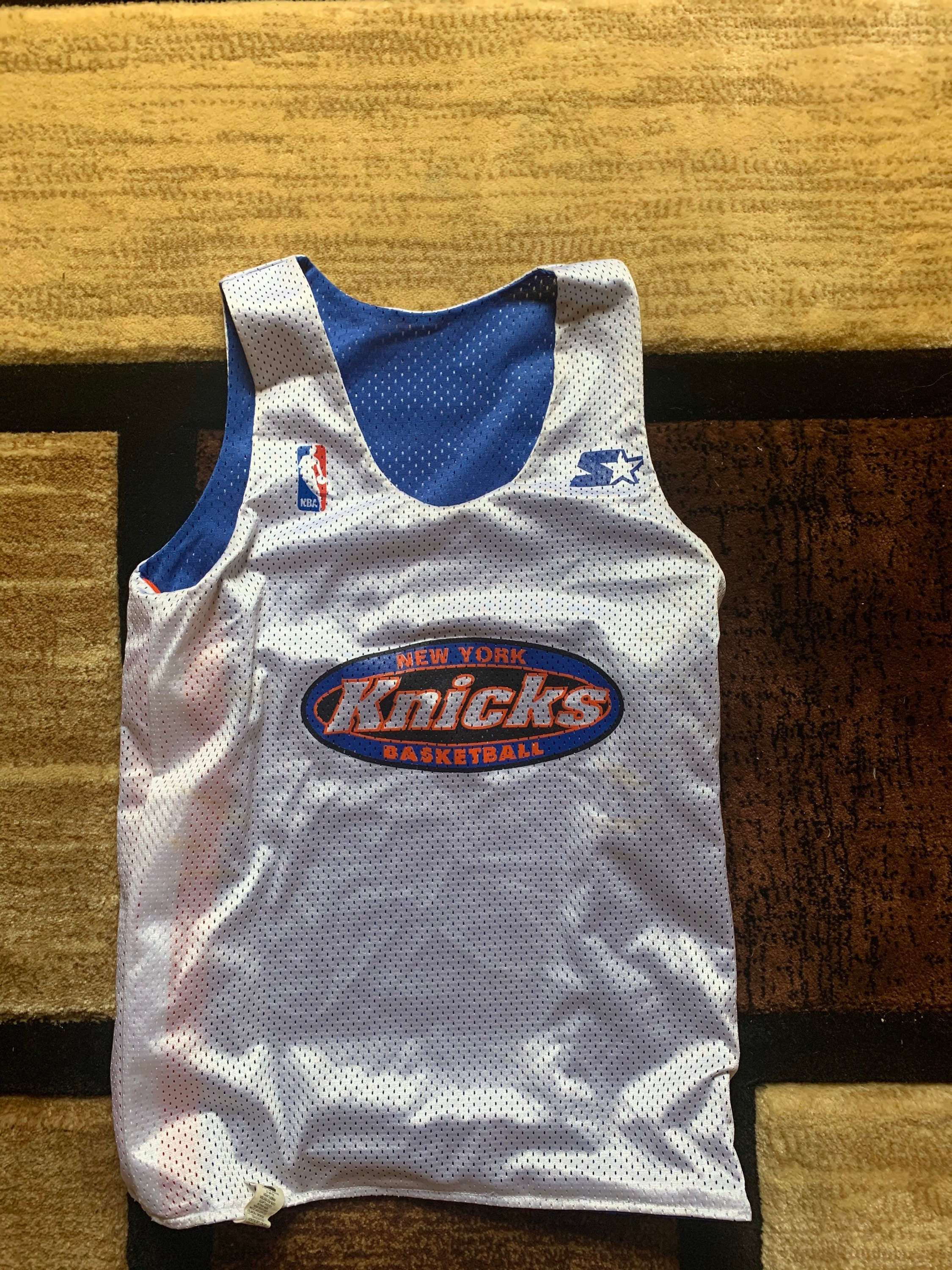 送料無料 通販  Knicks York New 90's Vintage Starter Reversible Authentic ウェア