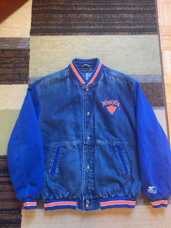 new york knicks denim jacket