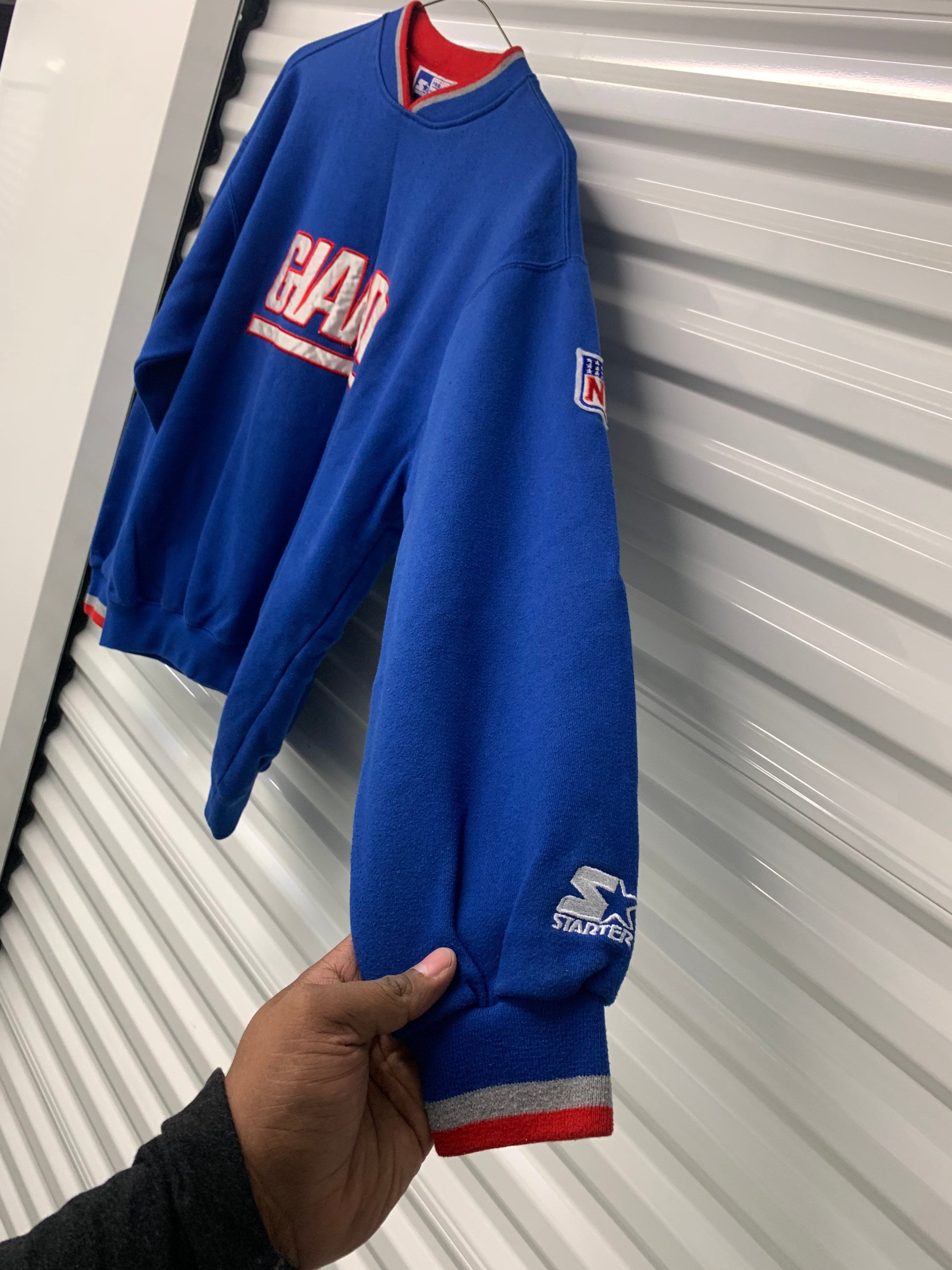 Vintage 90s New York Giants Starter Sweatshirt Size Mens 