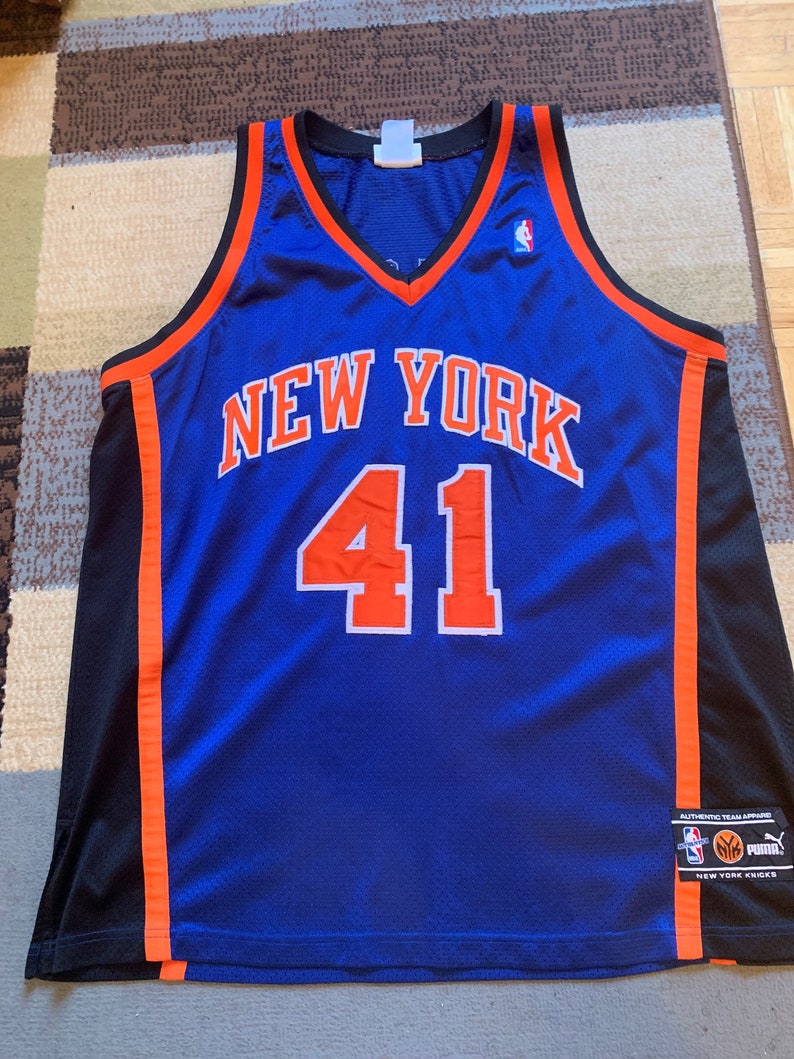 Vintage 2000 New York Knicks Authentic Puma Glen Rice Jersey | Etsy