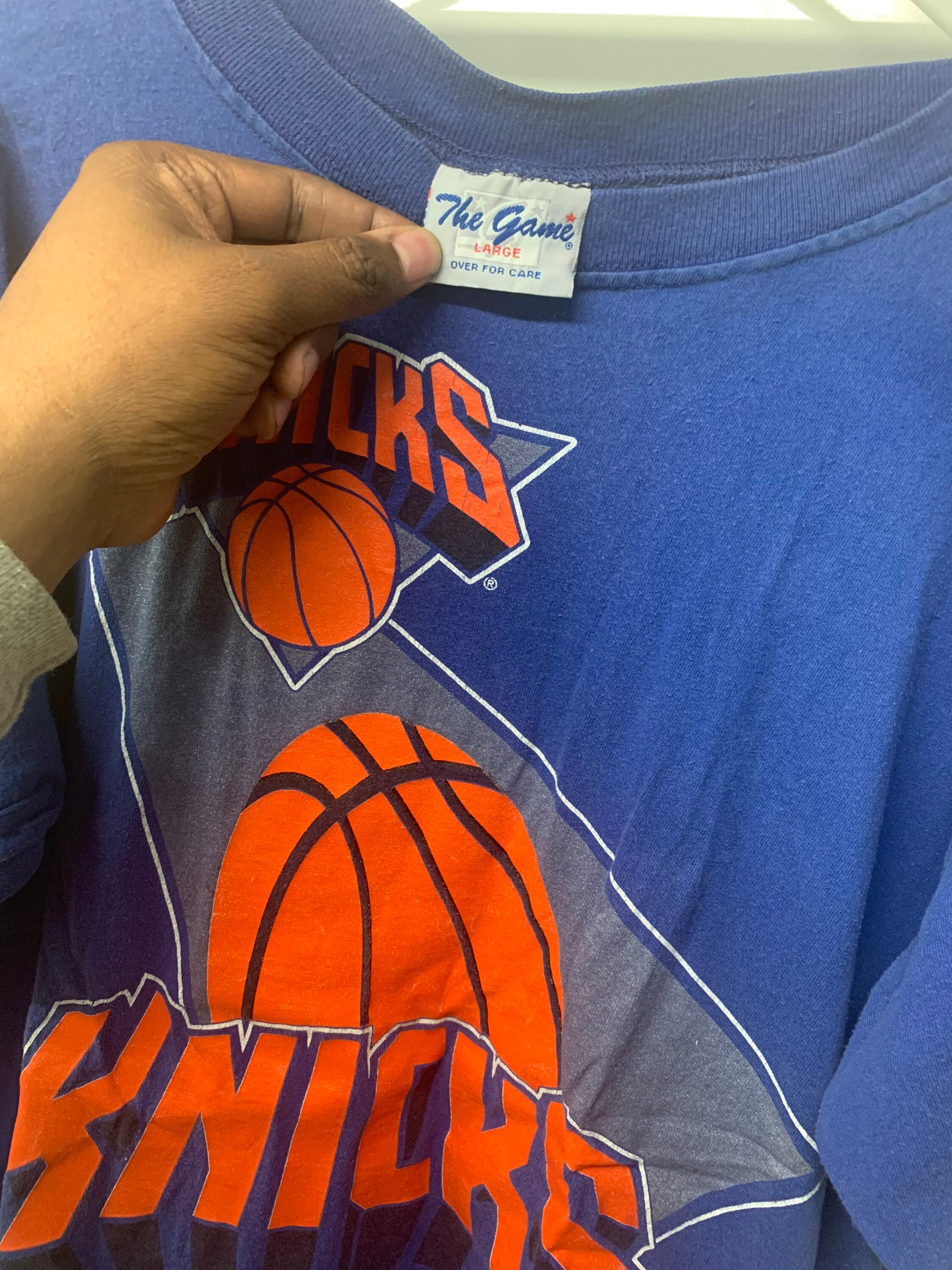 90s New York Knicks Hooded T Shirt - Unisex Medium – Flying Apple