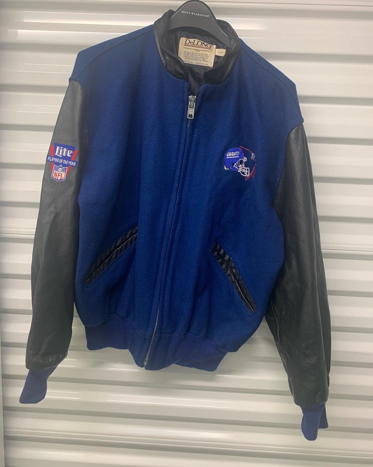 【 SALE】90s DeLONG New York Yankees New York Yankees jacket, DeLong, blue, vintage baseball college