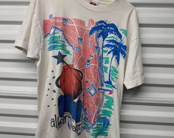 Vintage 90's 1992 NBA All Star Miami T-Shirt Men's Size XL