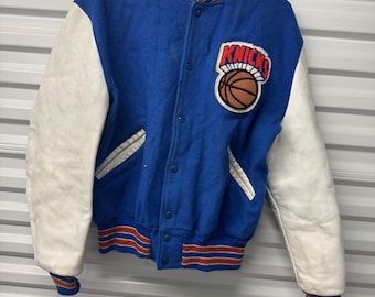 Vintage 90’s New York Knicks Delong Jacket Size Men's Large 46
