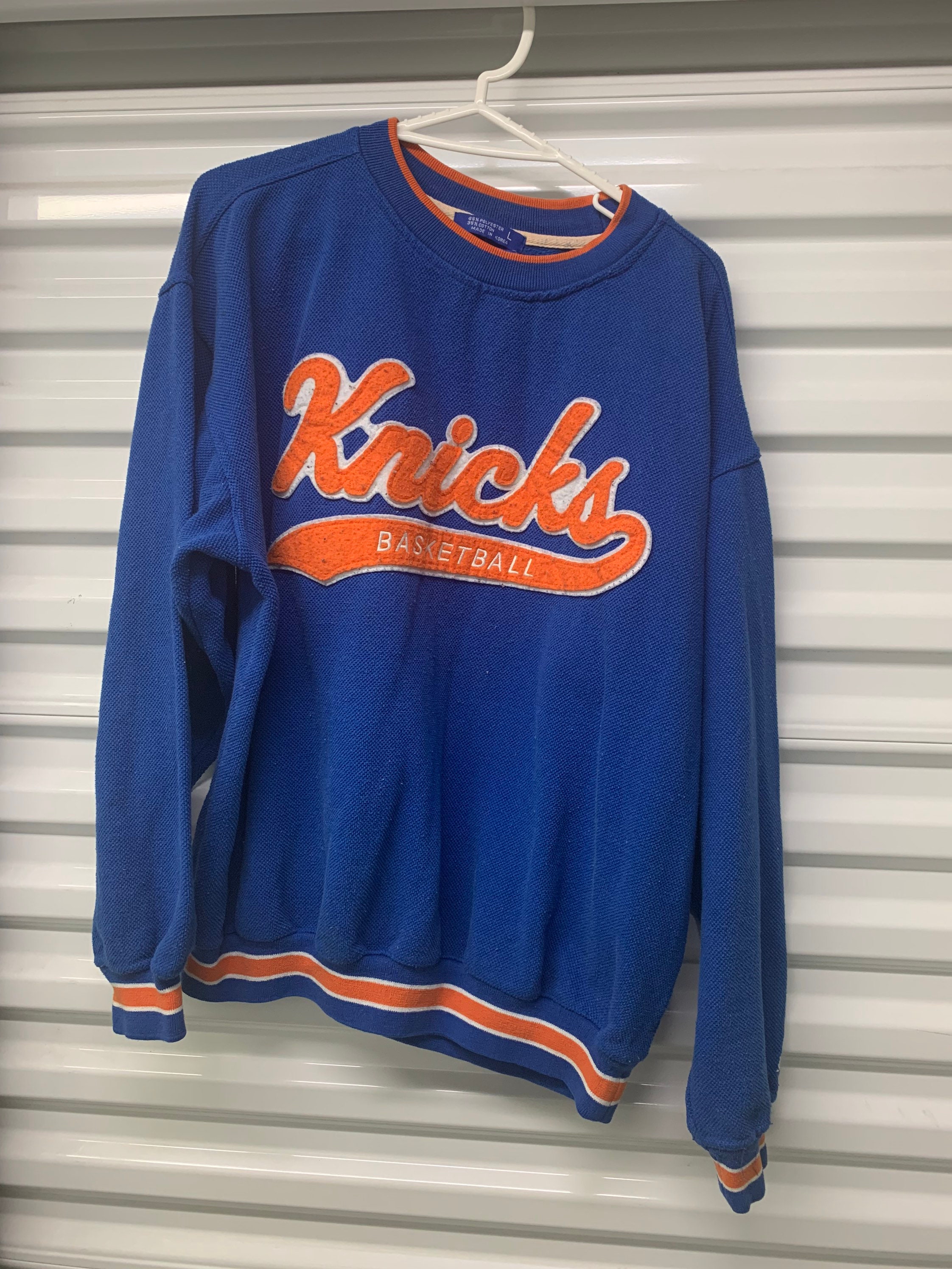 Vintage 90s New York Knicks Starter Sweatshirt Mens Size Etsy