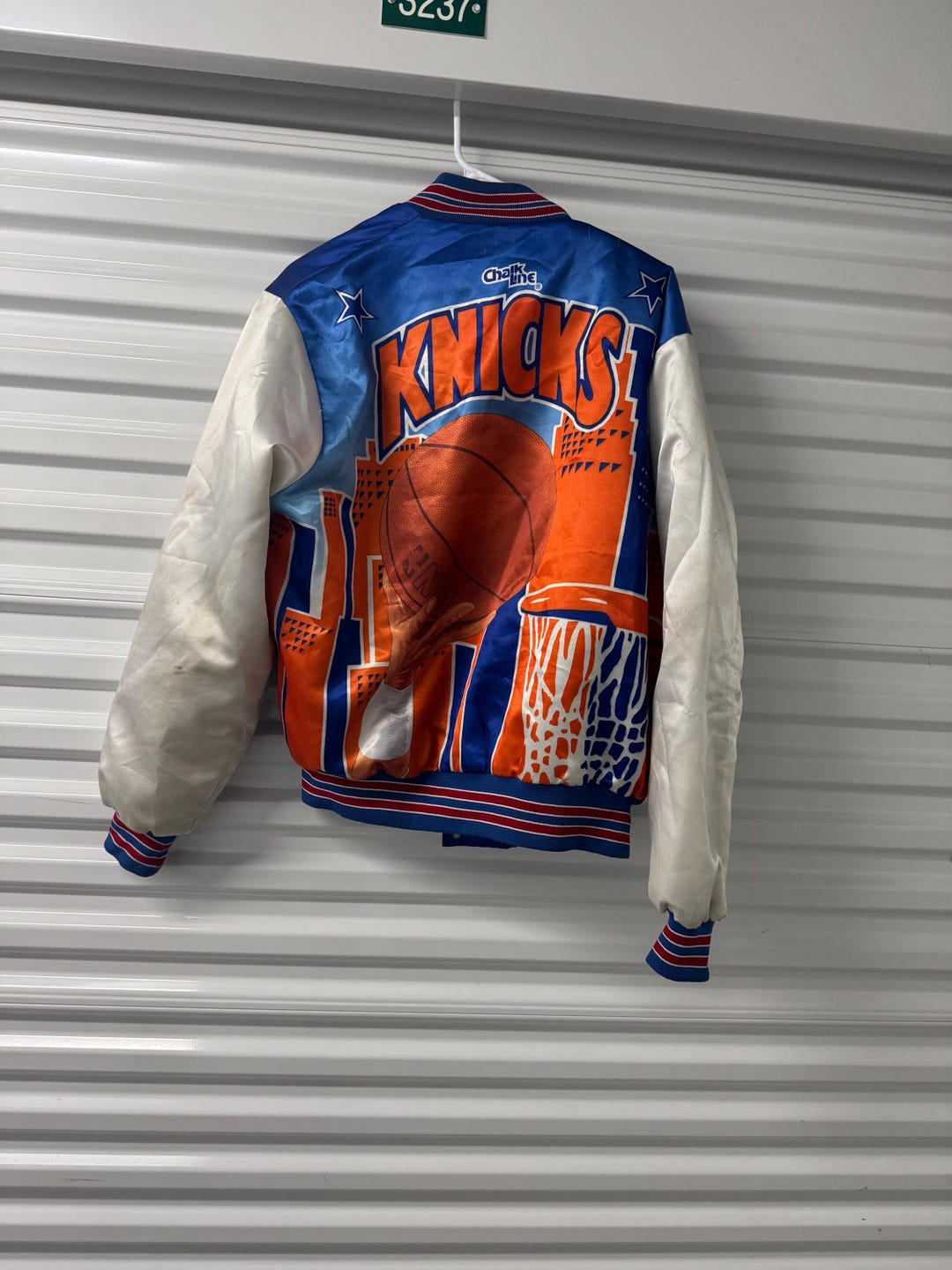 Vintage 90's New York Knicks Chalkline Fanimation Satin Jacket