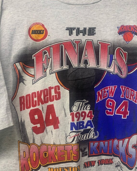1994 NBAファイナル Rockets vs Knicks Tシャツ Vintage 90s New York Knicks Vs Houston Rockets 1994 NBA