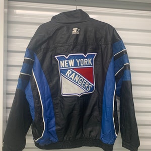 NWT! STARTER G-III NHL New York Rangers Hockey Men's Medium Satin Jacket