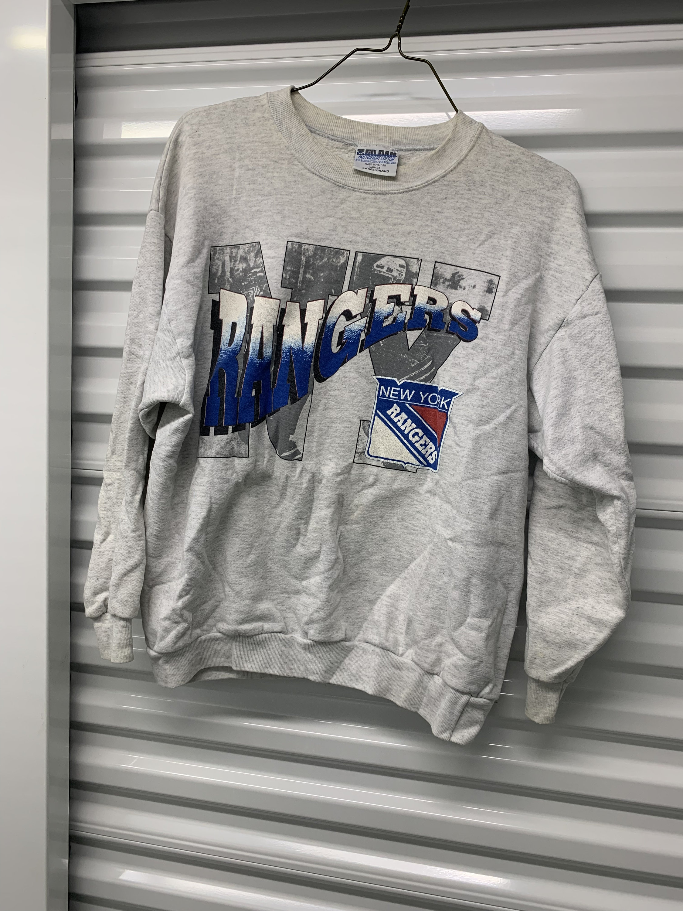 Tops  Vintage New York Rangers Hockey Sweatshirt Retro 9s Nhl Ny
