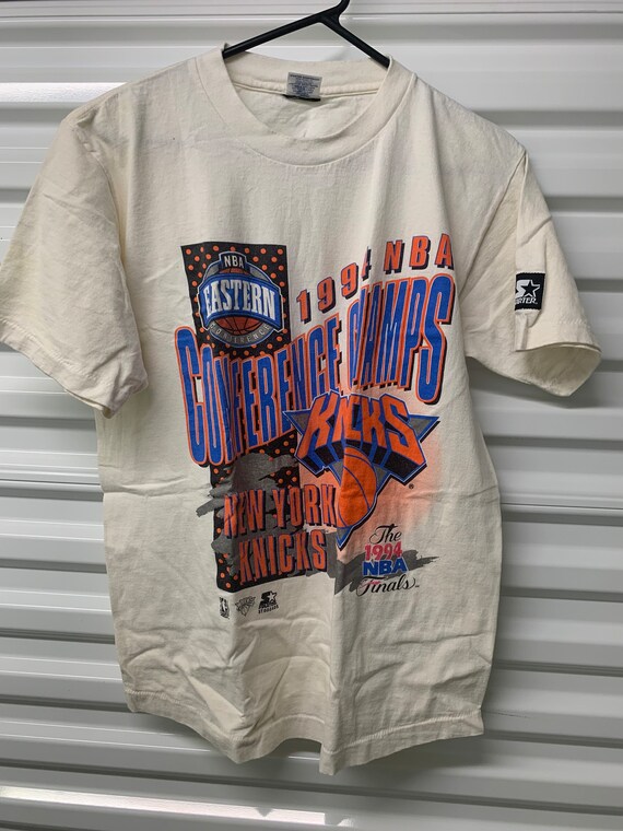 Vintage 90s New York Knicks vs Houston Rockets 1994 Campeones de