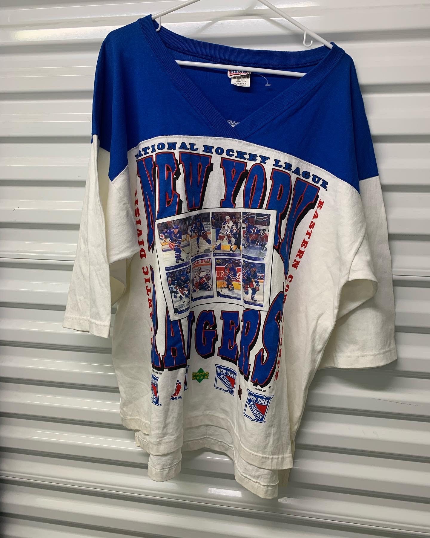 New York Rangers Vintage 90's NHL Crewneck Sweatshirt Hoodie Shirt
