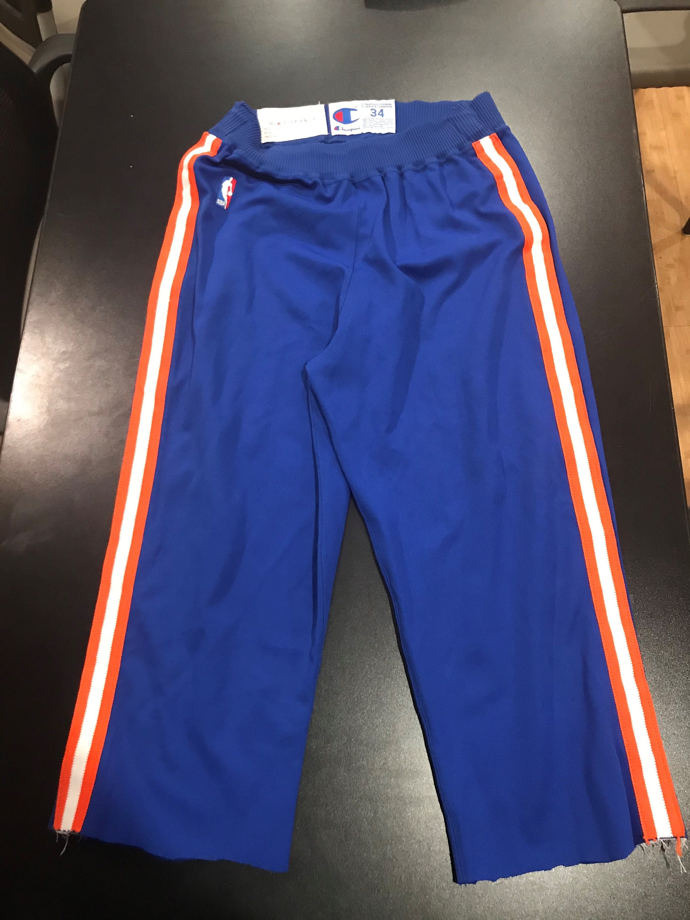Vintage 90s New York Knicks Champion Authentic Warm up Jacket