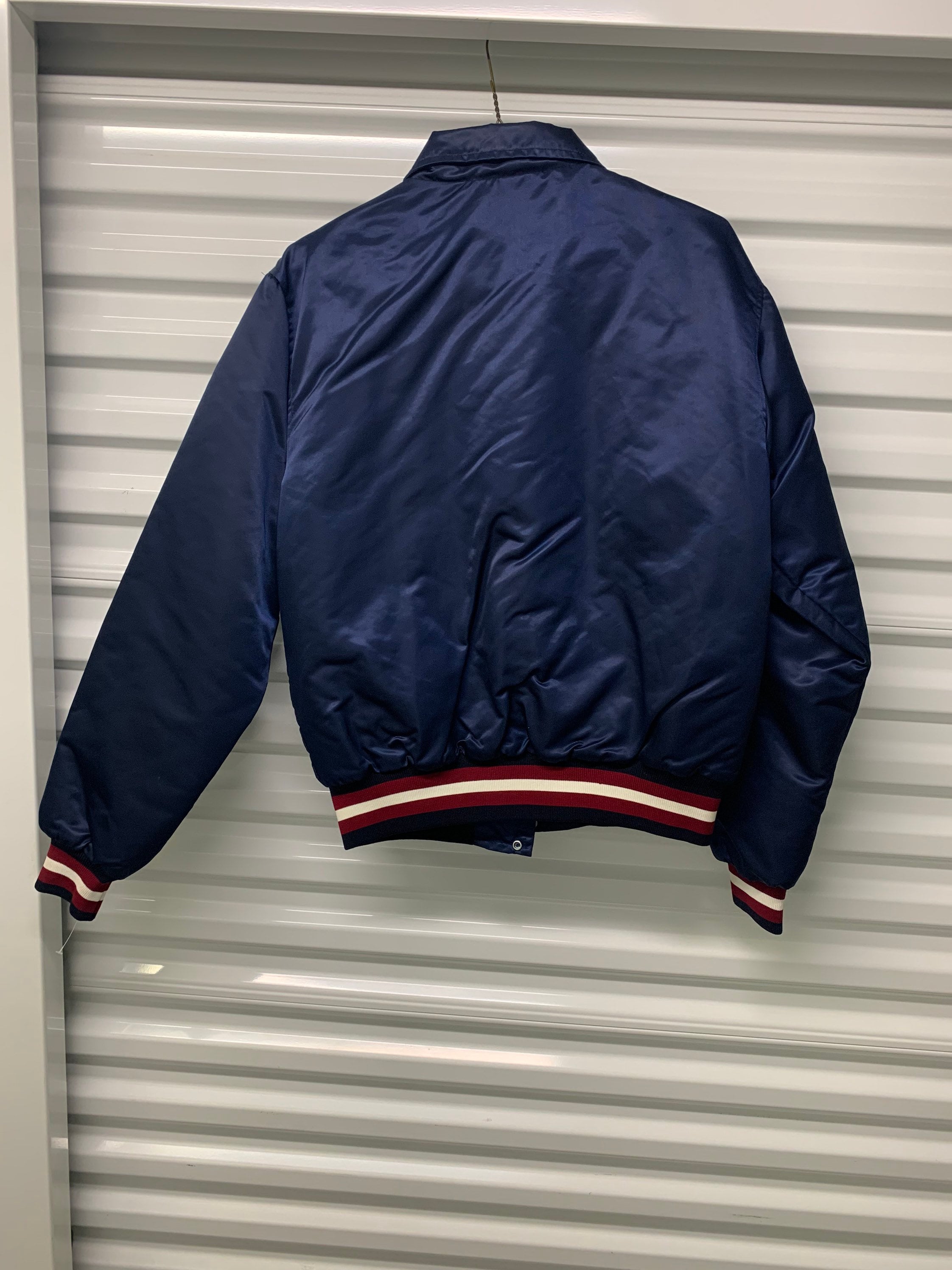 Vintage 80's New York Knicks Starter Satin Jacket Size Men's