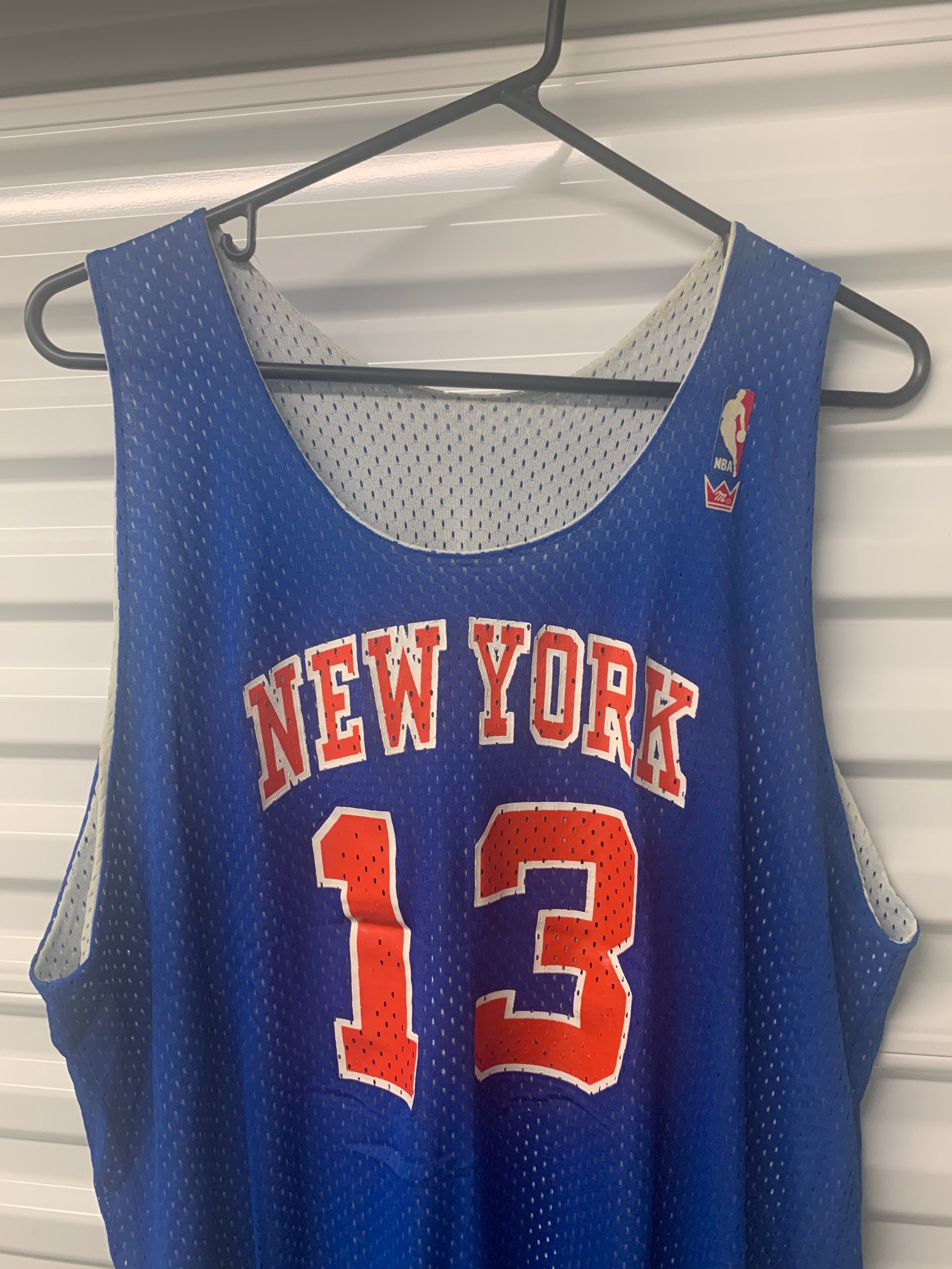 KNICKS　BA-80SS Vintage 80's New York Knicks Practice Sand Knit Mark Jackson