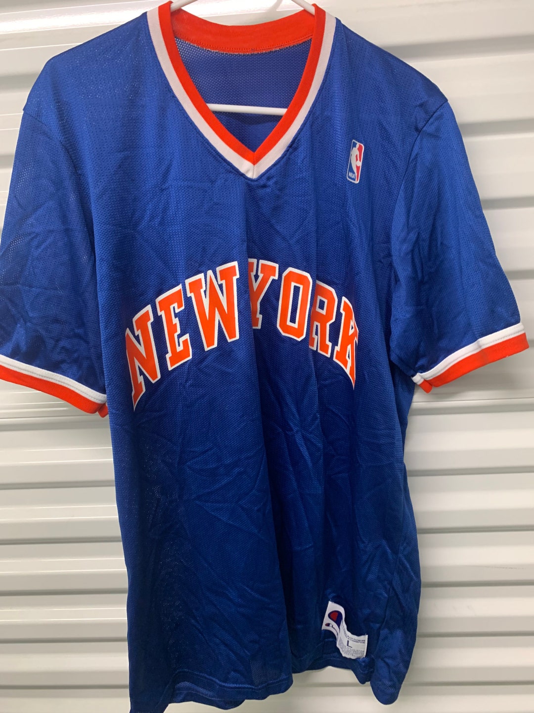 Champion New York Knicksウォームアッププルオーバー90s Champion New York Knicksウォームアッププルオーバー90s