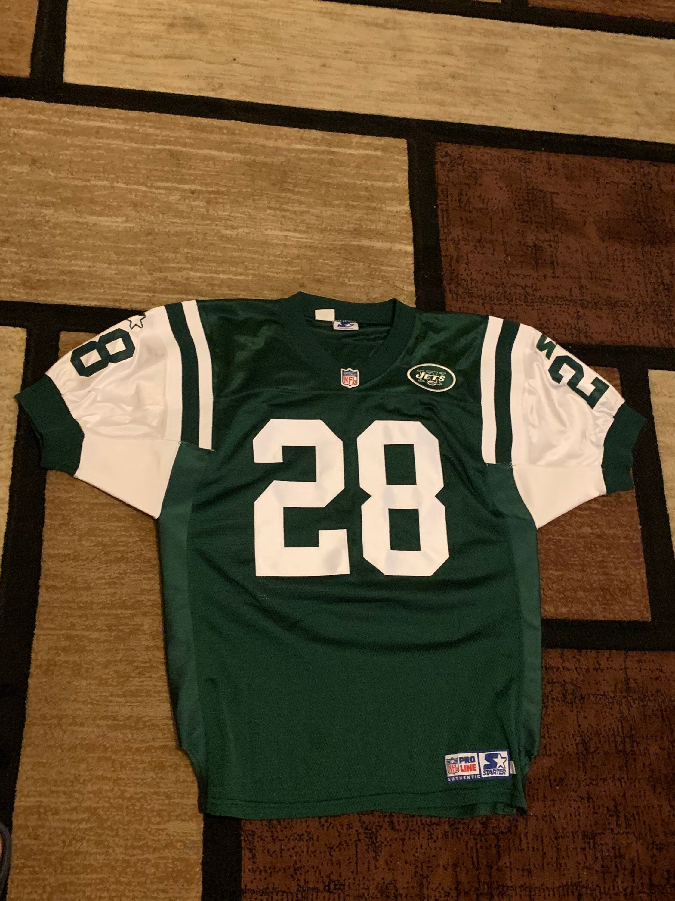 Vintage 90's New York Jets Starter Authentic Curtis Martin Jersey