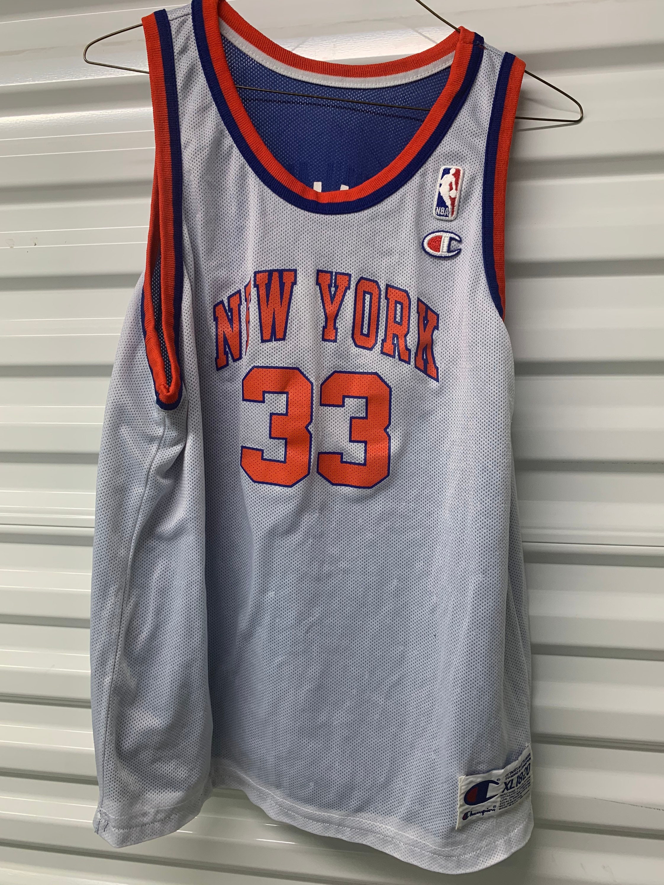 Vintage 90s New York Knicks Starter Jersey Patrick Ewing Tank 