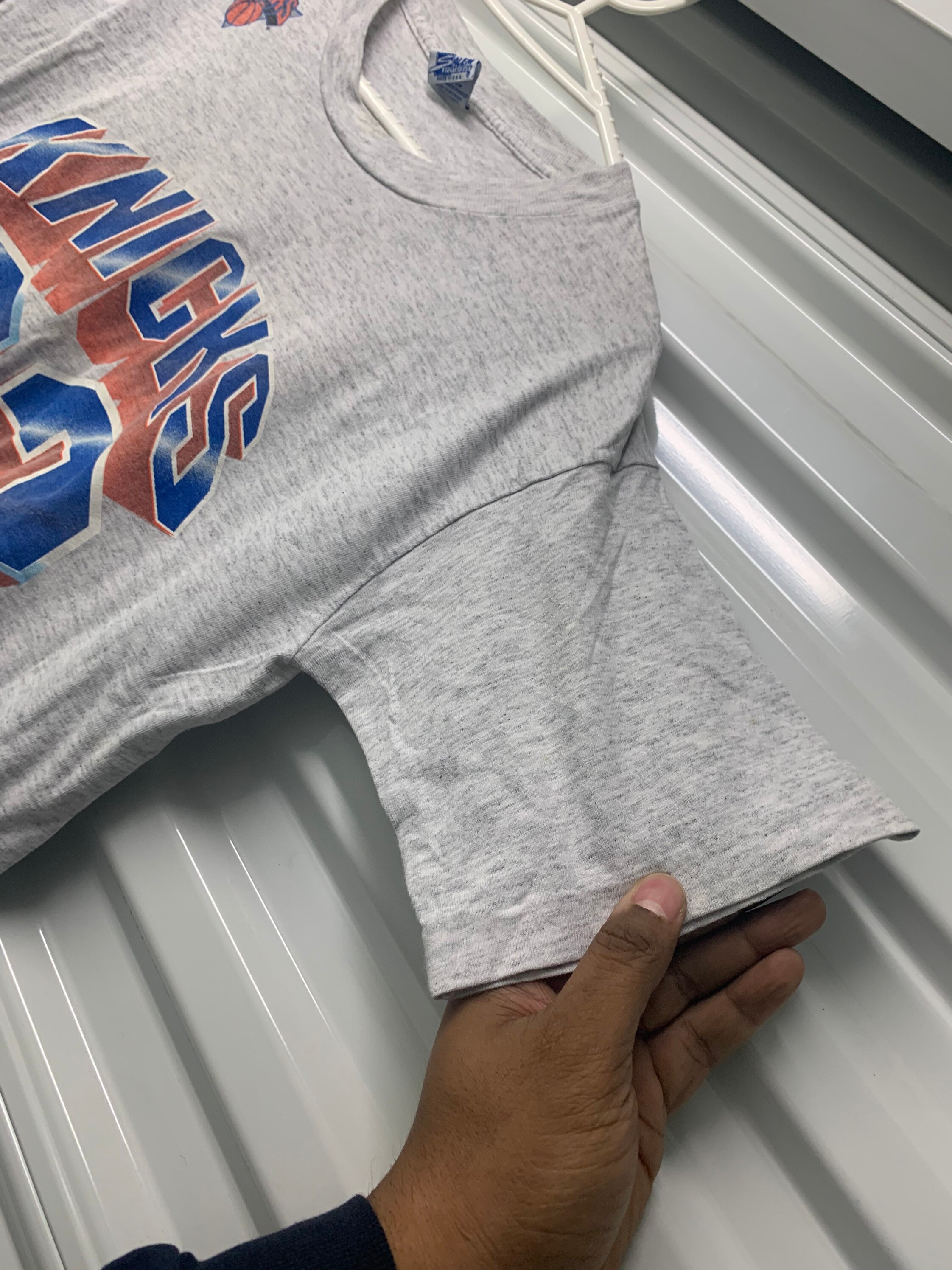 T-Shirt Vintage PATRICK EWING Salem Sportswear Années 90 - Taille XL - New York Knicks