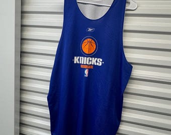Vintage 2000'’s  New York Knicks Reebok Authentic Practice Jersey Men’s Size XL